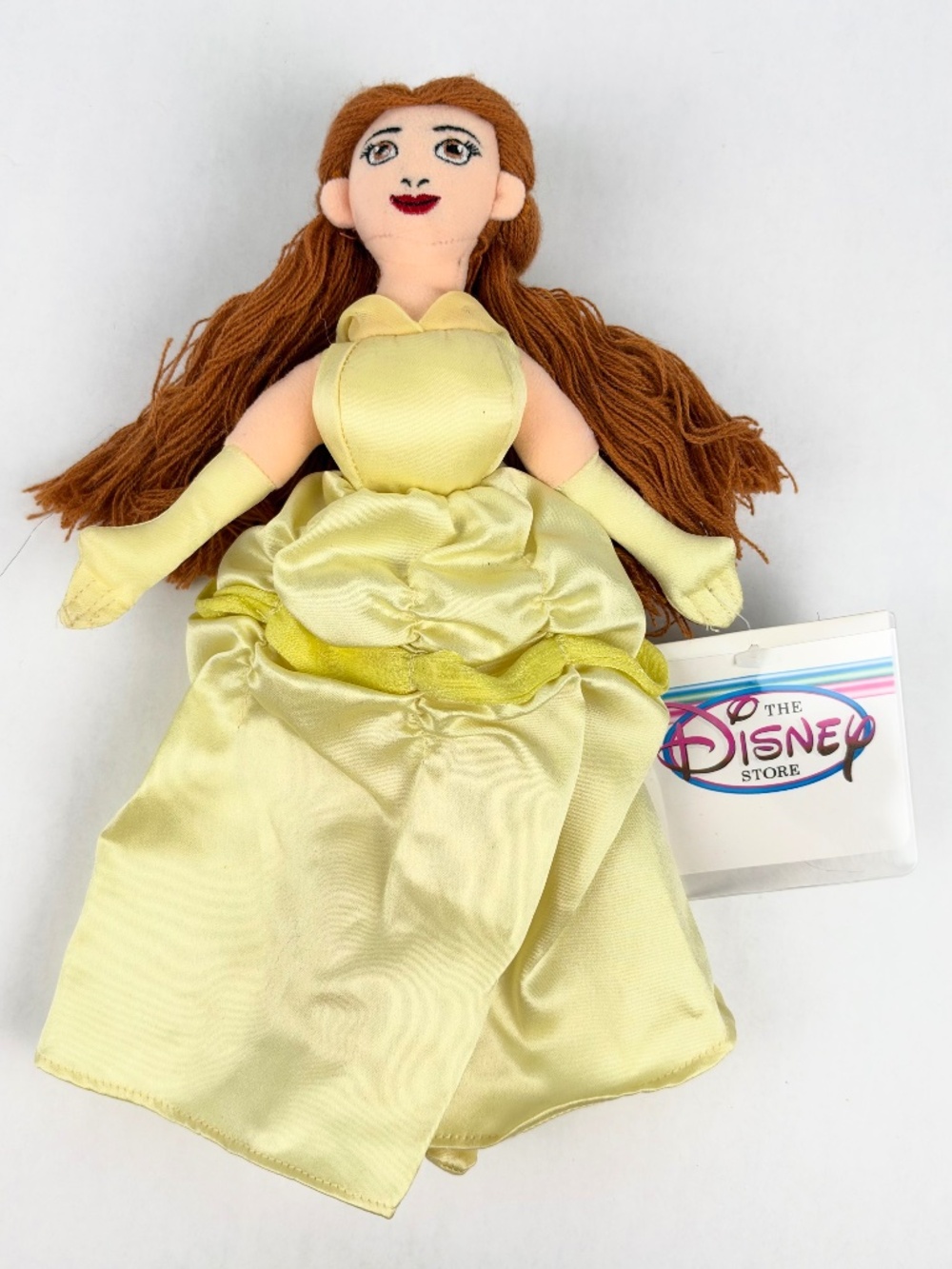 NWT Vintage Disney Store Mini Bean Bag Plush Beauty and the Beast Belle
